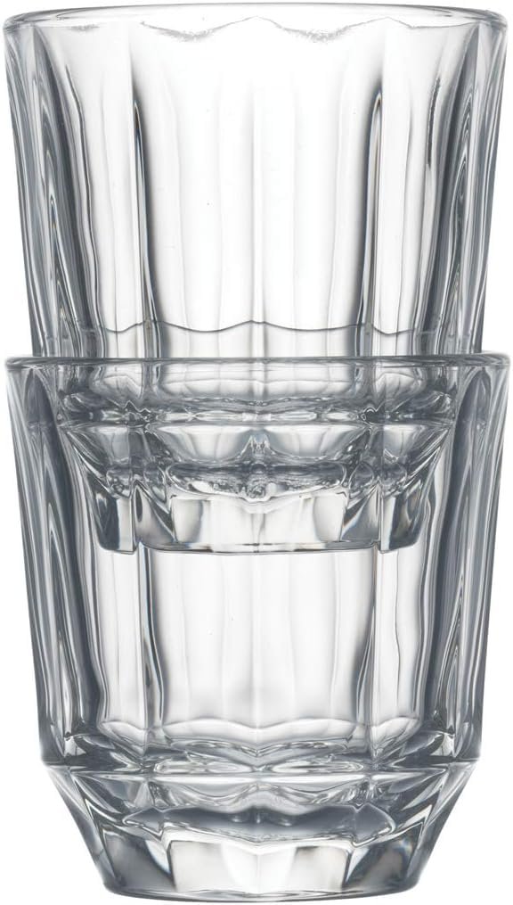 La Rochère City Tumblers | Clear Glass | Set of 6 | 8.5 oz