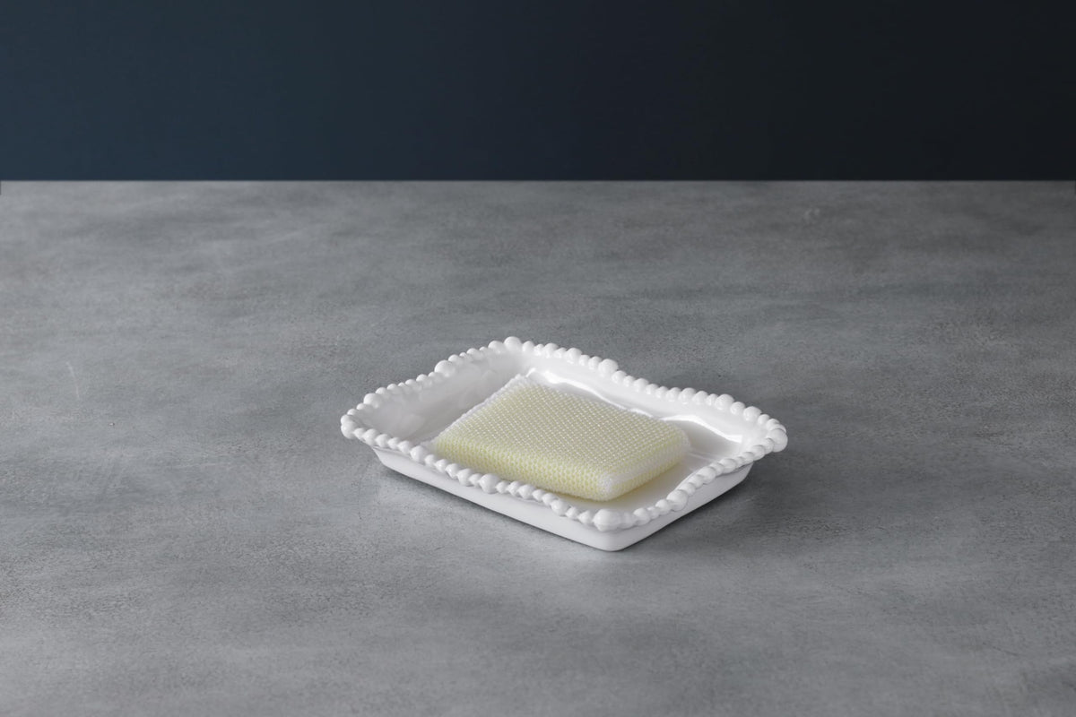 VIDA Alegria Kitchen Sponge Holder (White)