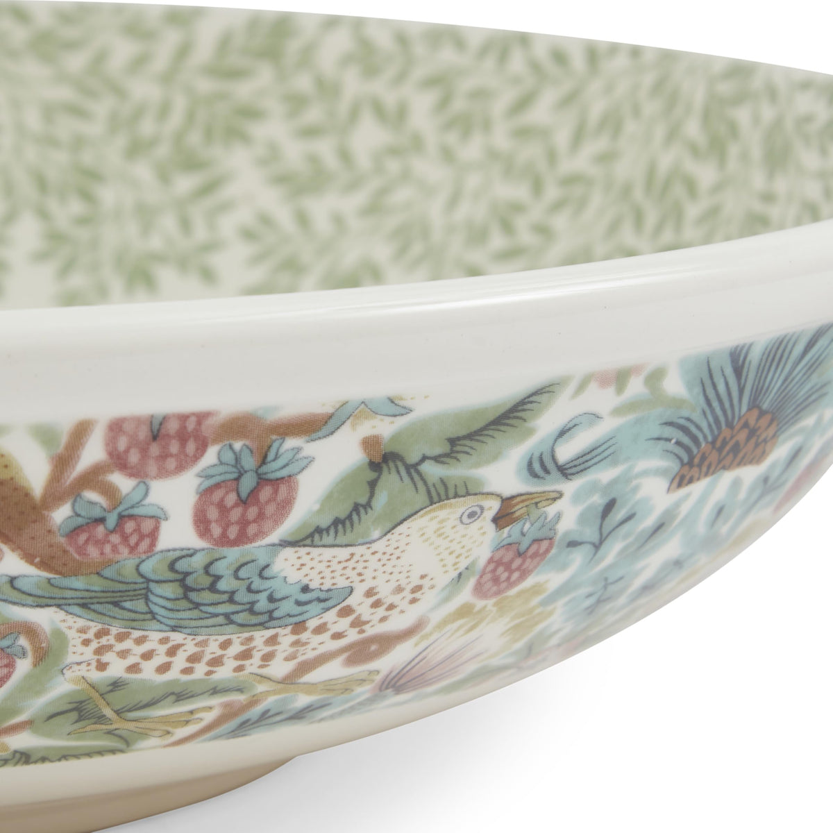 Spode Morris & Co 13" Bowl, Strawberry Thief/Standen