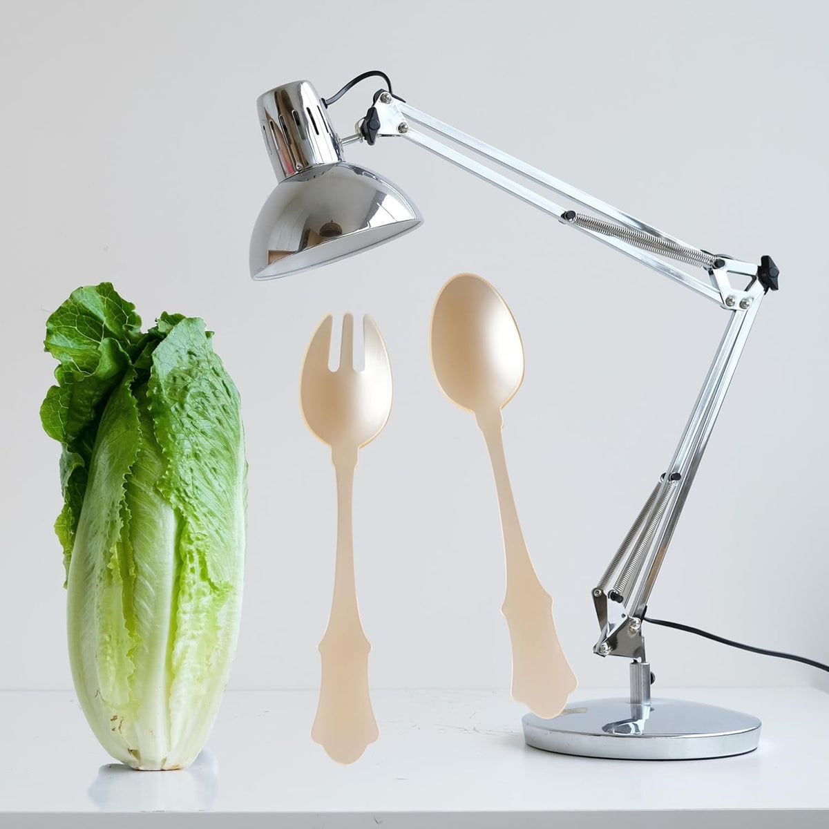 Sabre Paris Salad Server 2-Piece Set (Acrylic) "Honorine" Tableware Simple and Elegant Colorful Timelss Serving, Dishwasher Safe