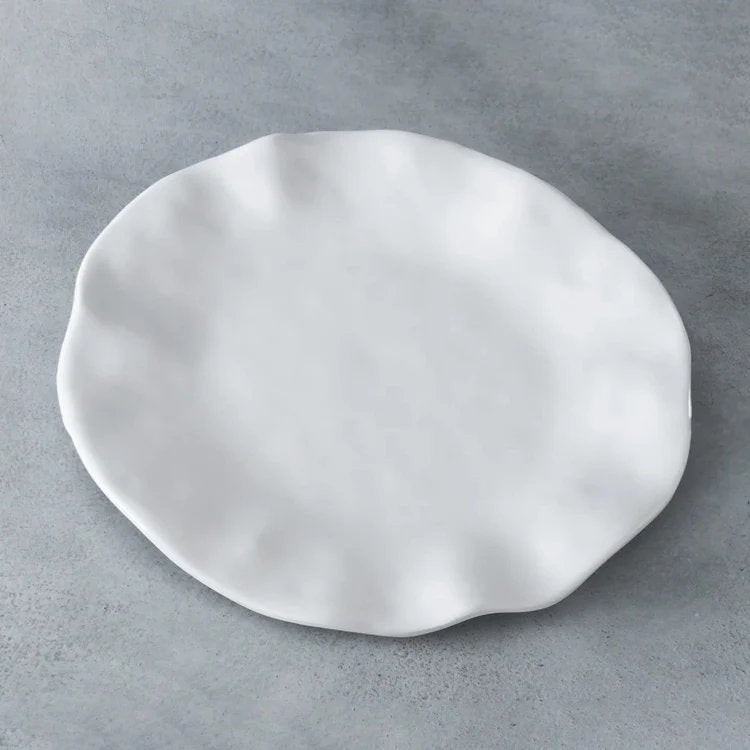 VIDA Havana Dinner Plate in White Melamine | Set of 4 | 11"D