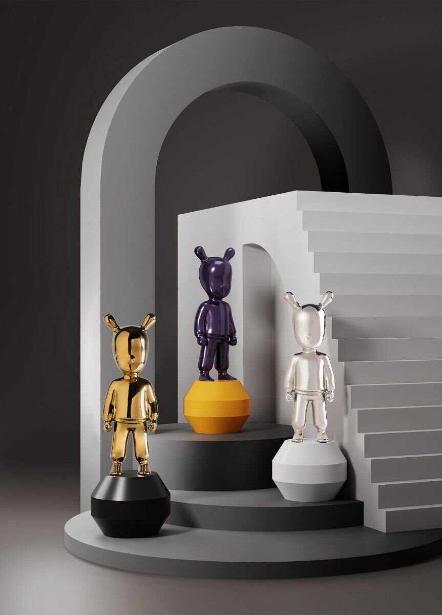 Jaime Hayon designer porcelain sculpture in gold metallic – Lladró 01007739