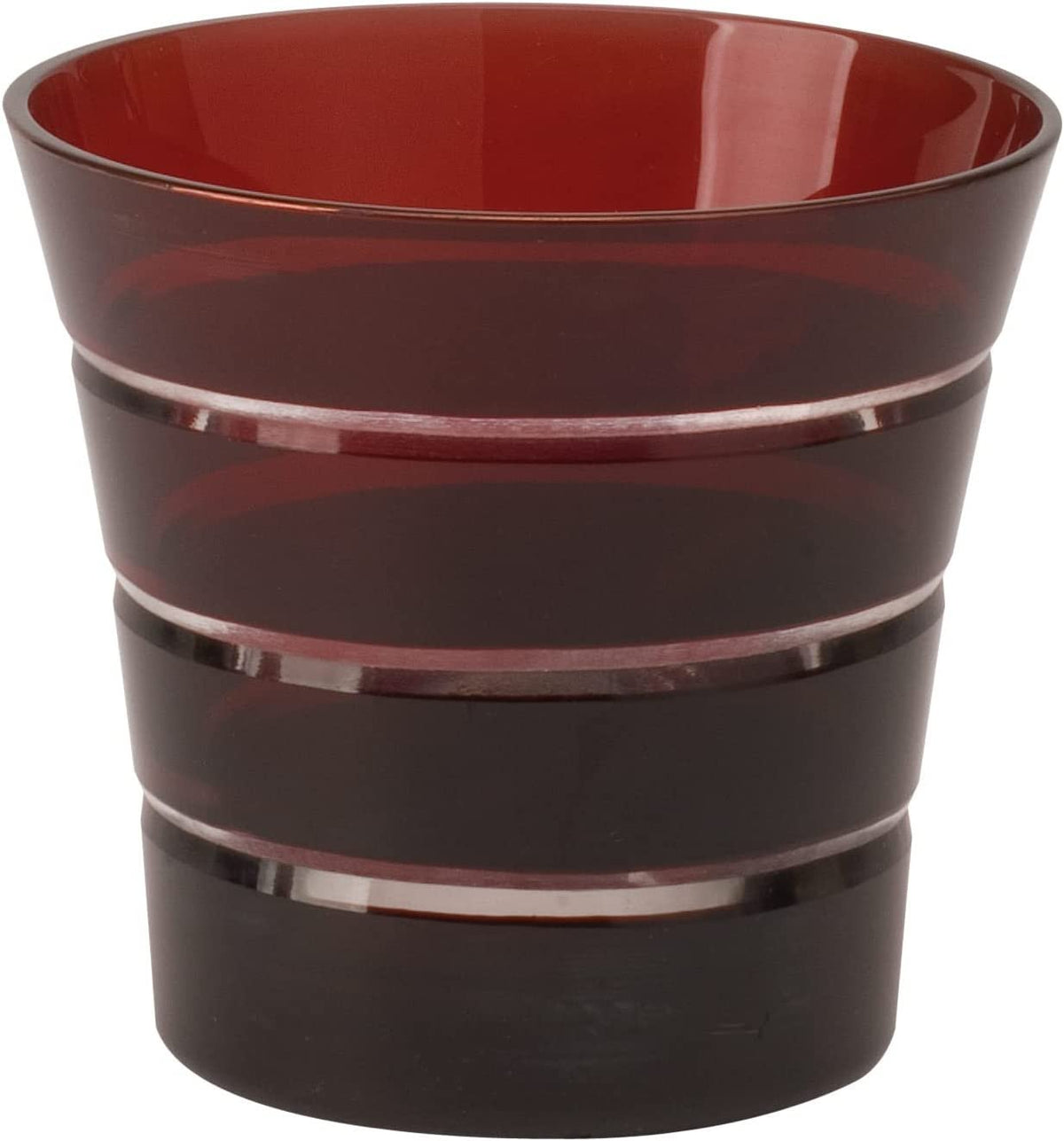 Deshoulieres Double Old Fashion Set of 6 Mixed Whisky Glasses Colors Drinkware Barware Hand-Cut