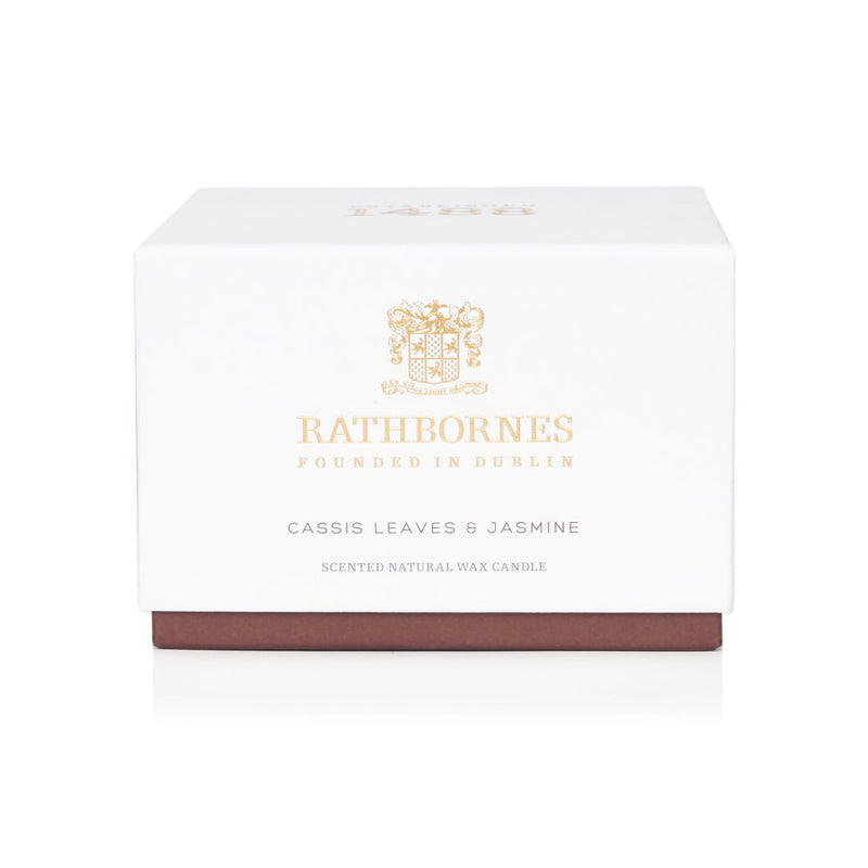 Irish luxury fruity floral candle by Rathbornes 1488