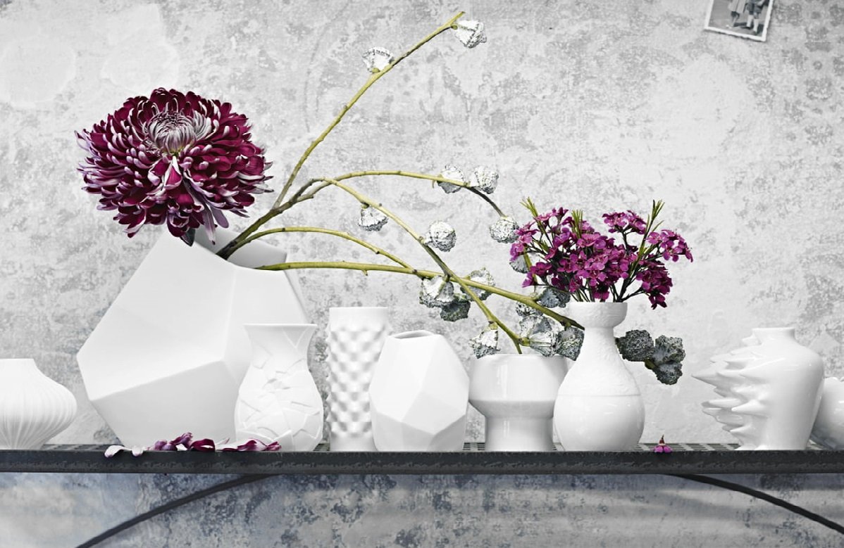 Rosenthal Squall Vase 6" Tall Porcelain White Home Decor