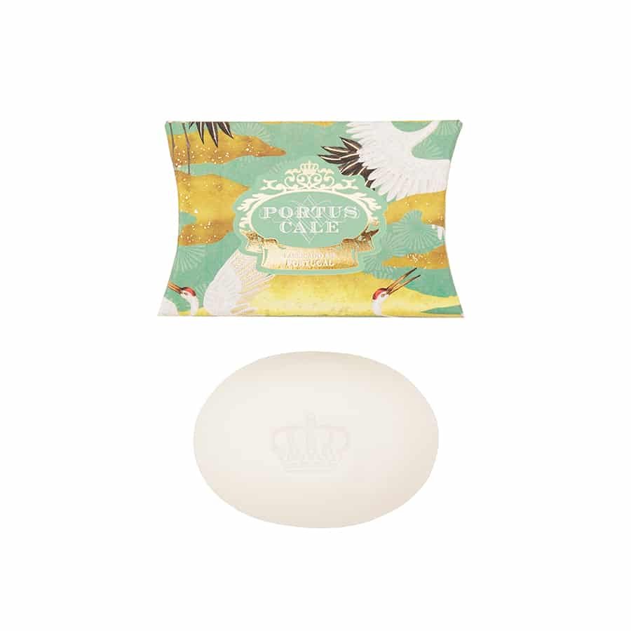 Portus Cale White Crane Soaps (3 x 40g) Fragrances of Yuzu Vetiver Mandarina