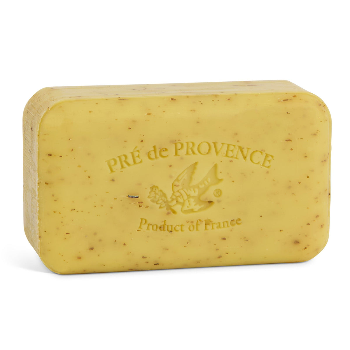 Pre de Provence Lemongrass Soap close-up, shea butter enriched lather