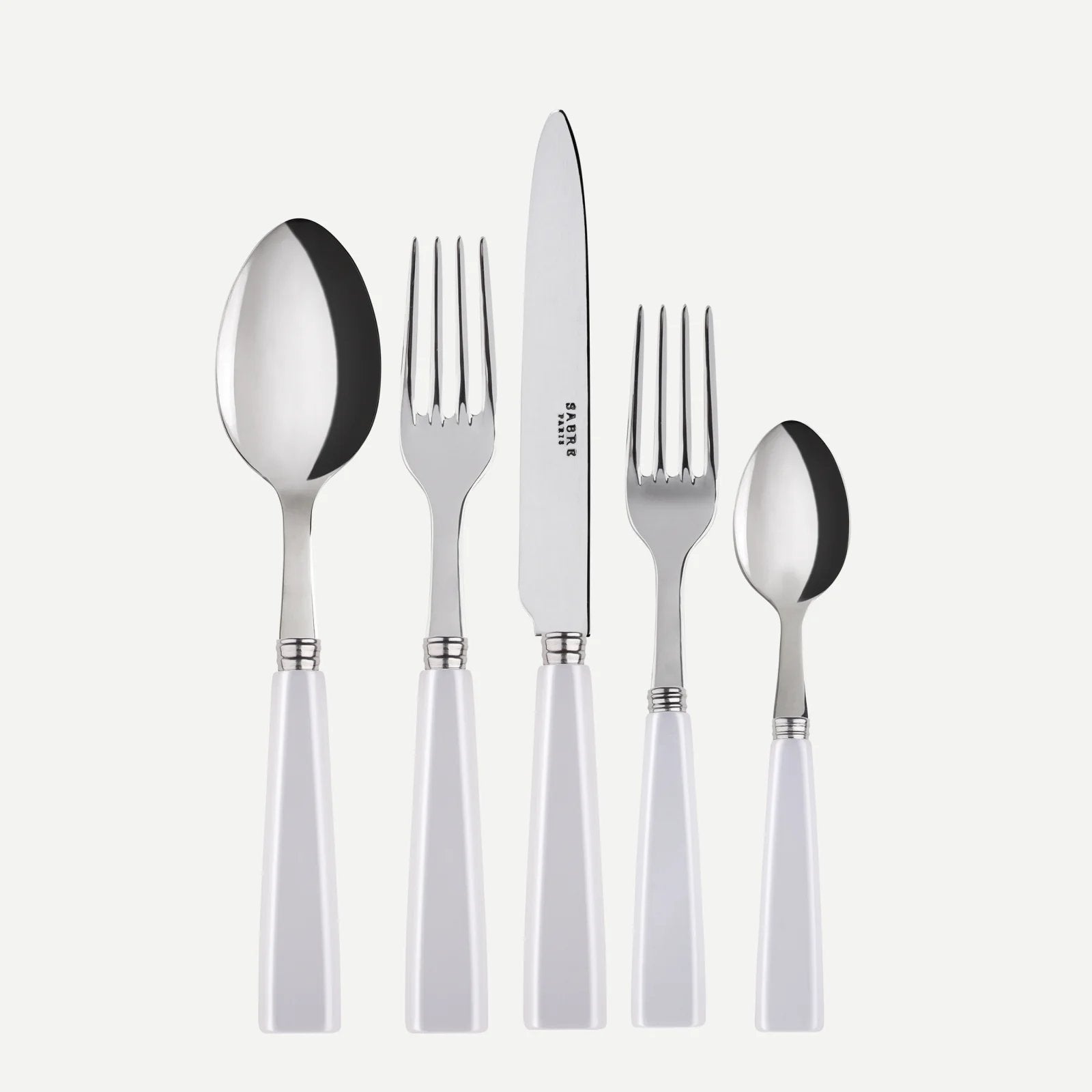 Natura Icône Flatware Set White 20 Piece Service for Four