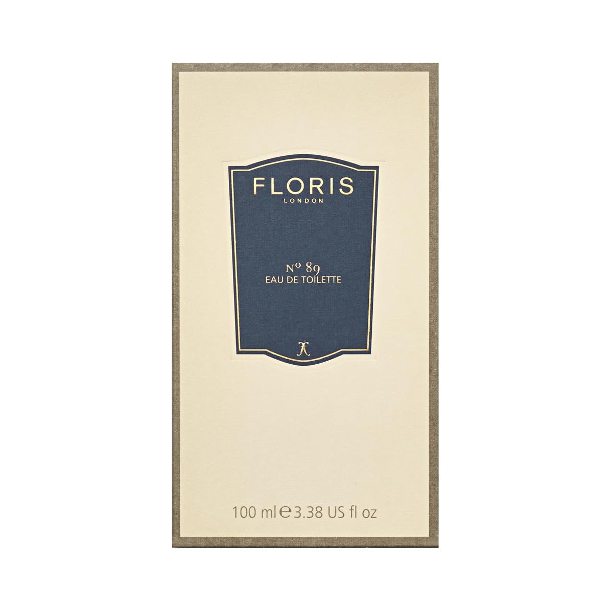 Floris No.89 cologne close-up label detail