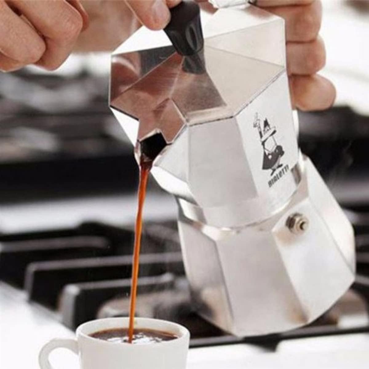 Bialetti - Moka Espress: Iconic Stovetop Espresso Maker, Makes Real Italian Coffee, Moka Pot 6 Cups
