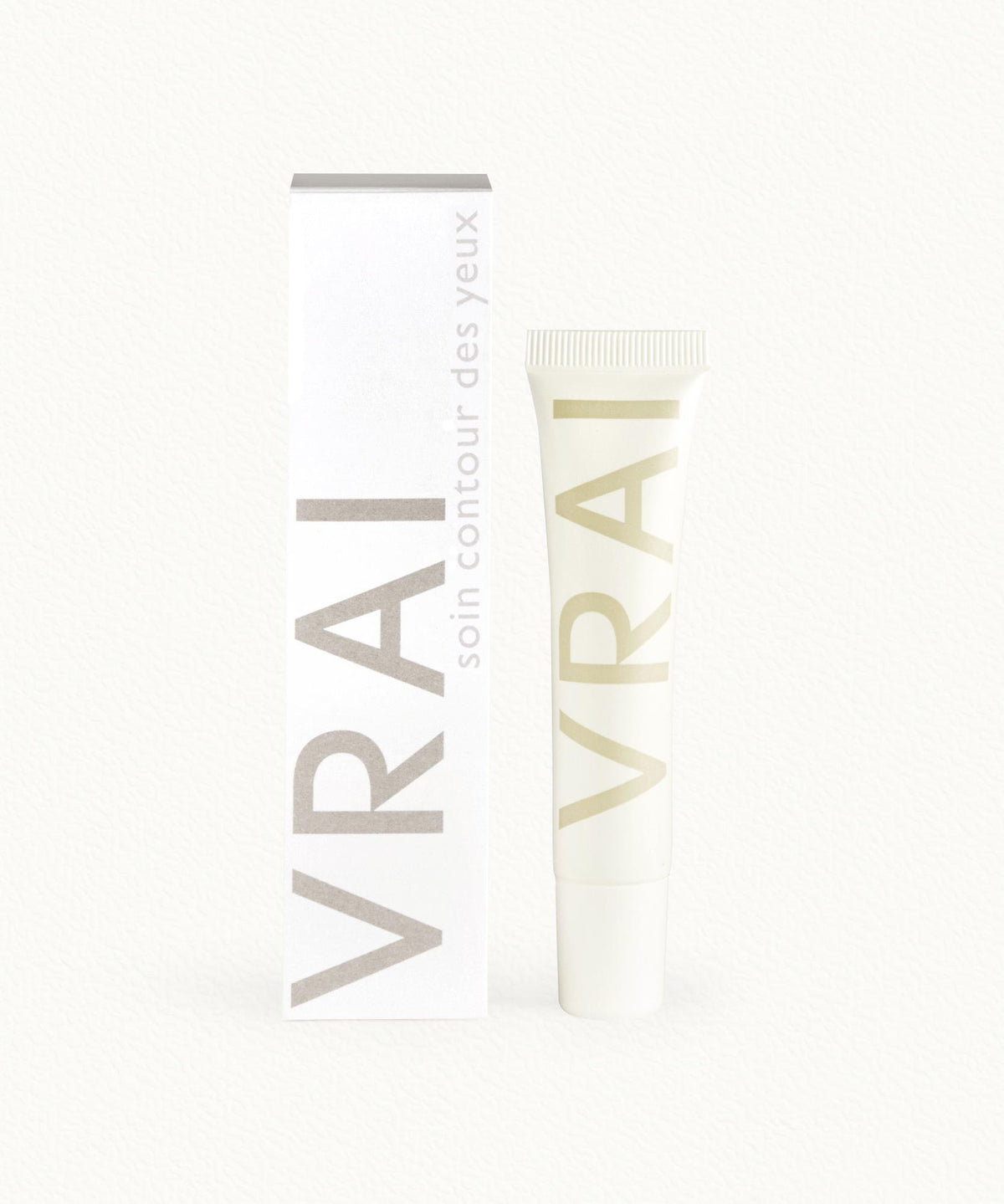 Fragonard Vrai eye contour care 15ml tube on white background