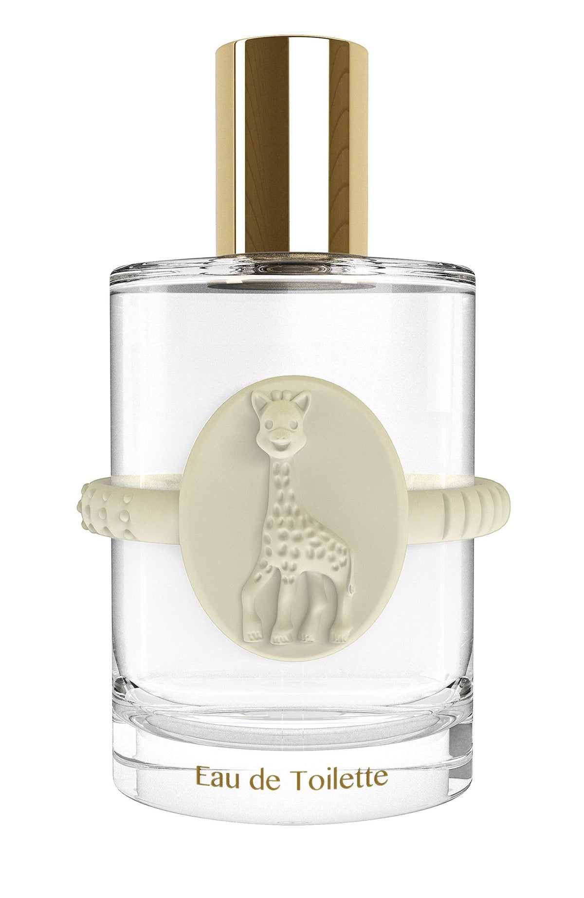 Sophie la Girafe Eau de Toilette 100ml – Gentle Fragrance for Mothers and Children (over 5 years) – 96% Natural Ingredients – Vegan – Made in France – With Soothing Teething Ring | Lemon Peach and Orange Blossom Scents