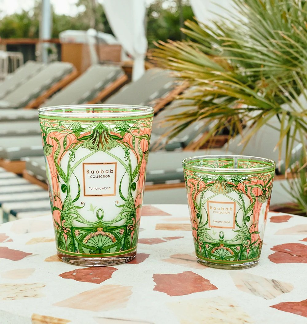 Baobab TOMORROWLAND Luxury Scented Candle Green Scent 45.8oz (MAX10)