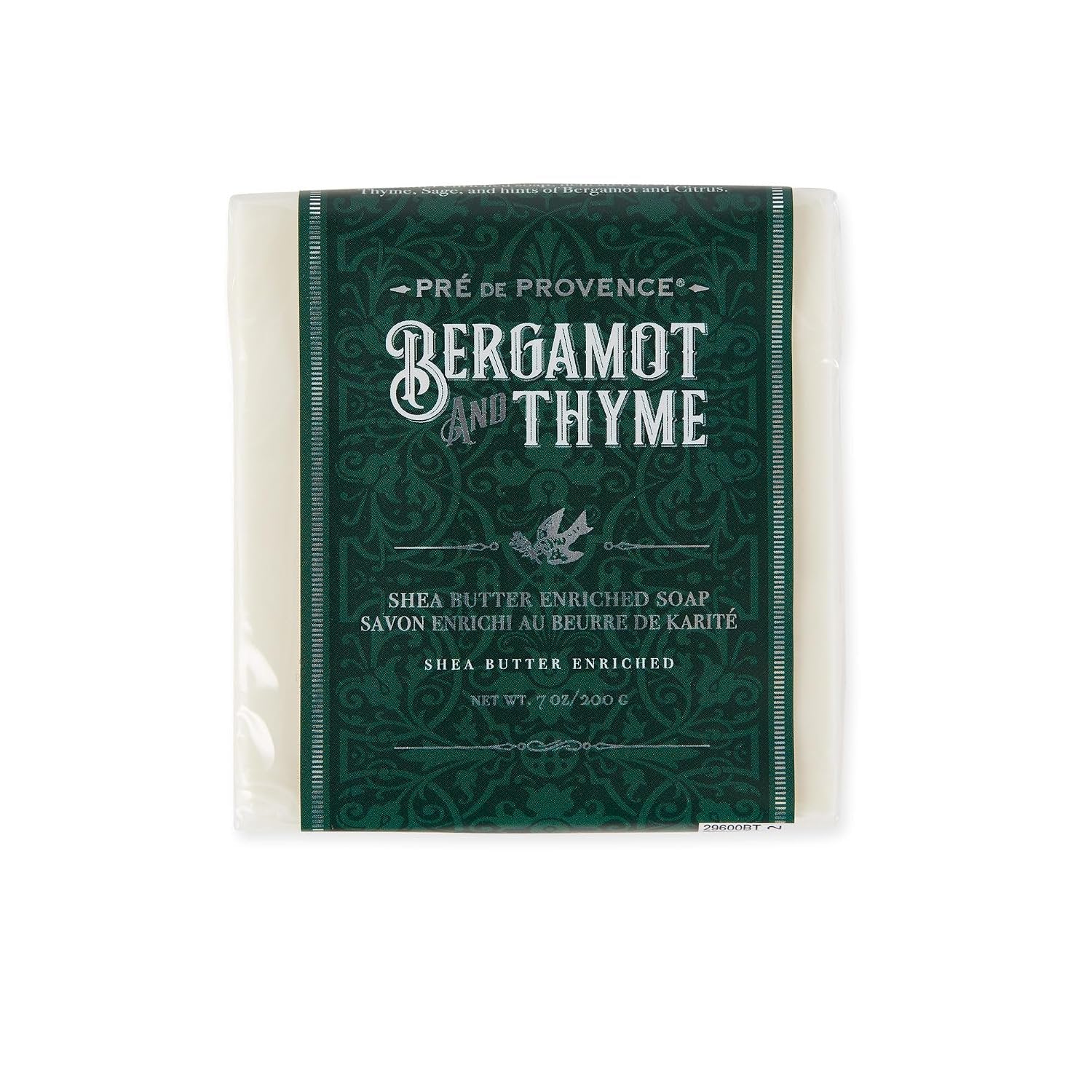 Pre de Provence Bergamot & Thyme Cube Soap, 200g