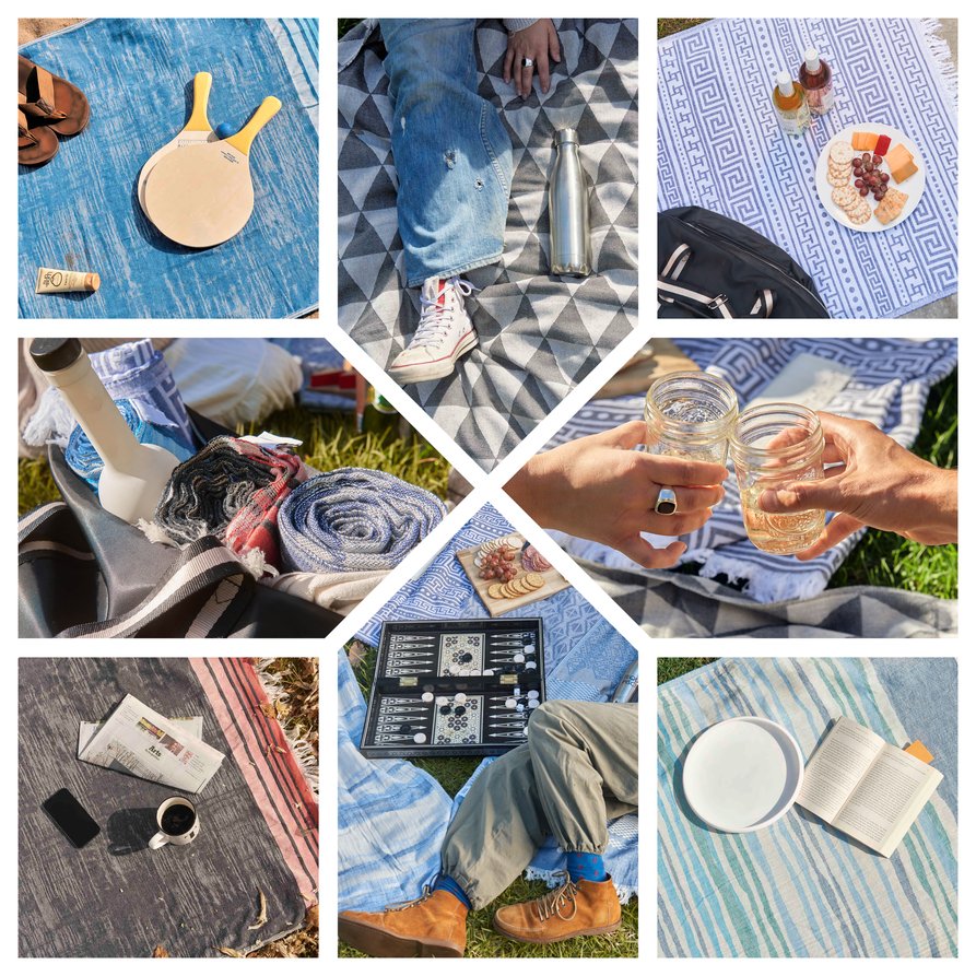 High-quality Turkish towel made from 100% cotton — lightweight, soft, and sand-free for everyday use