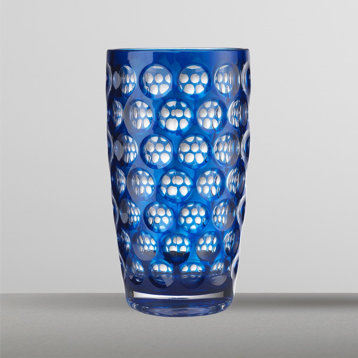 Mario Luca Giusti Lente Acrylic Highball Glasses | Set of 6 Blue