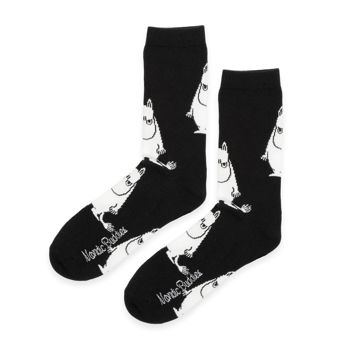 Moomin, Moomintroll's Temper Men's 2-Pack Black and Navy Socks (EU 40-45 / US 9-13)