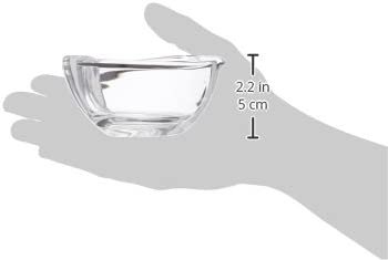 Orrefors Heart Bowl/Votive Small size reference, 5 inches wide