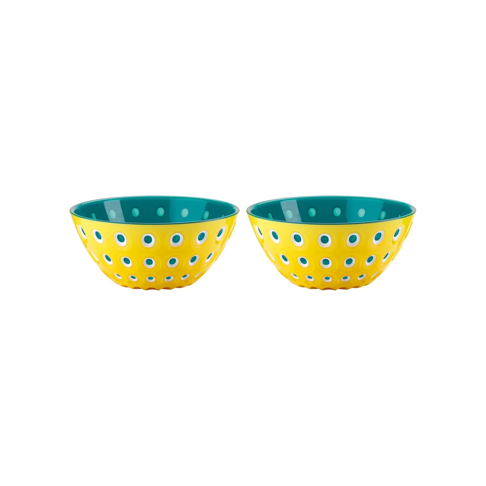 Le Murrine Small Serving Bowl | Yellow & Aquamarine | Set of 2