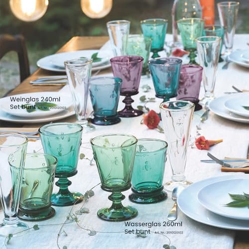 La Rochere Bee Tumblers Multicolor Set of 4 (9-oz