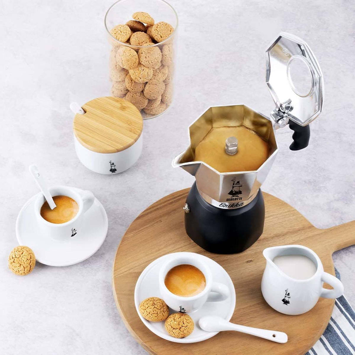 Bialetti Brikka Moka Pot – Crema-Rich Stovetop Espresso Maker 4 Cups 170ml