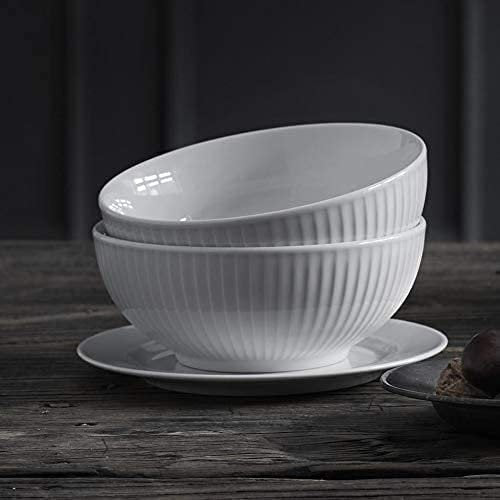 Pillivuyt Plisse White Porcelain Cereal Bowl White | 6"D