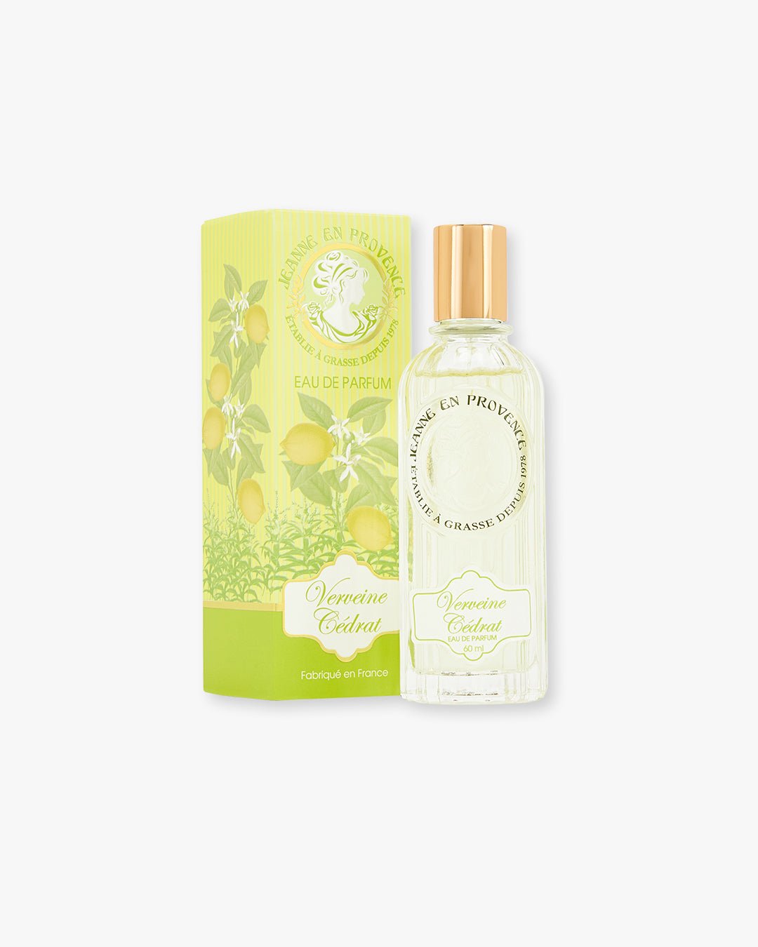 Jeanne En Provence Verveine Citron Eau de Parfum 60ml - Fresh Mediterranean Fragrance for Women