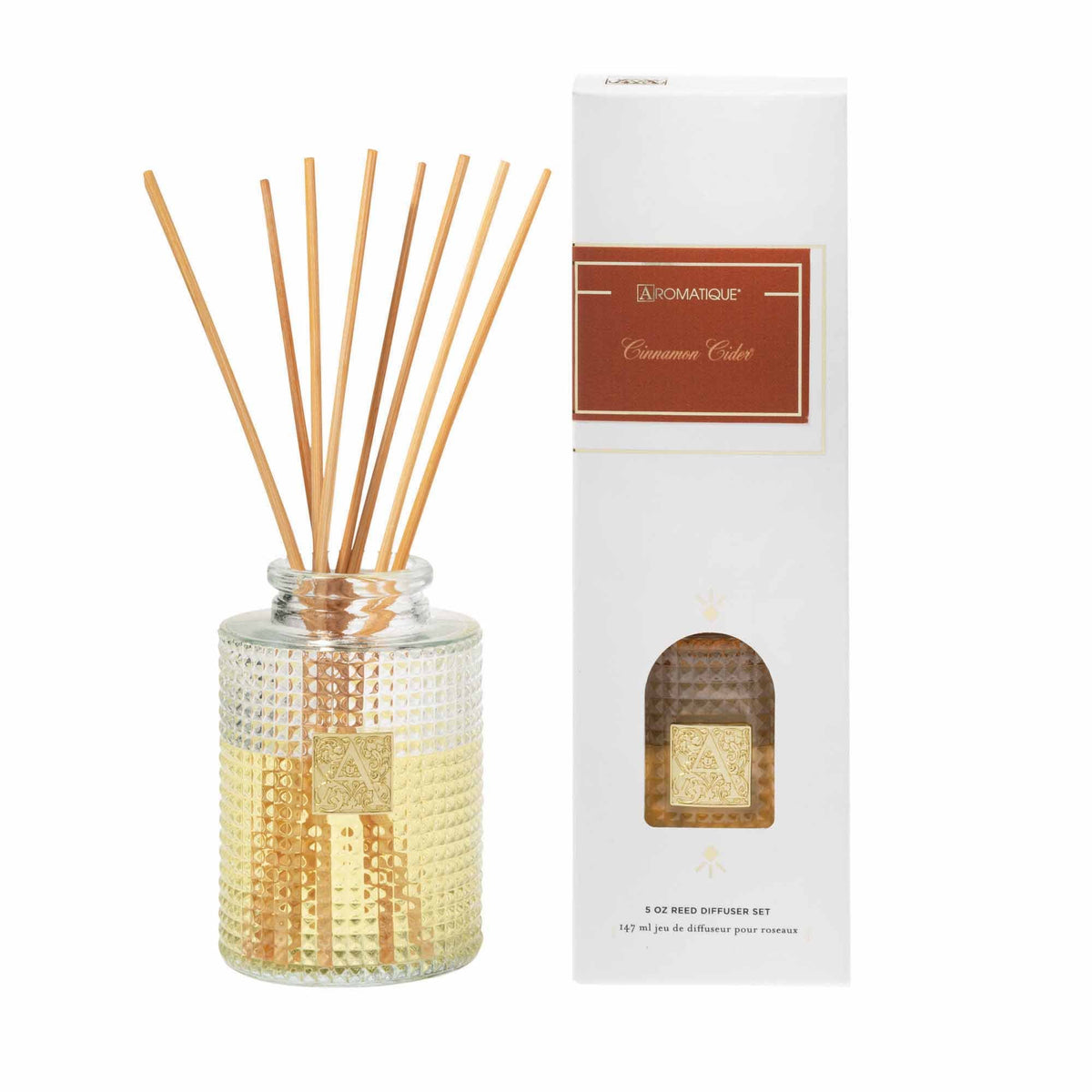 Aromatique Reed Diffuser Gift Set | Cinnamon Cider