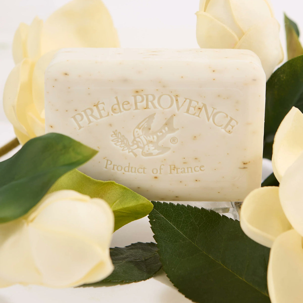 Pre de Provence White Gardenia Soap Bar 250g Pack of 3 Quad-Milled Shea Butter