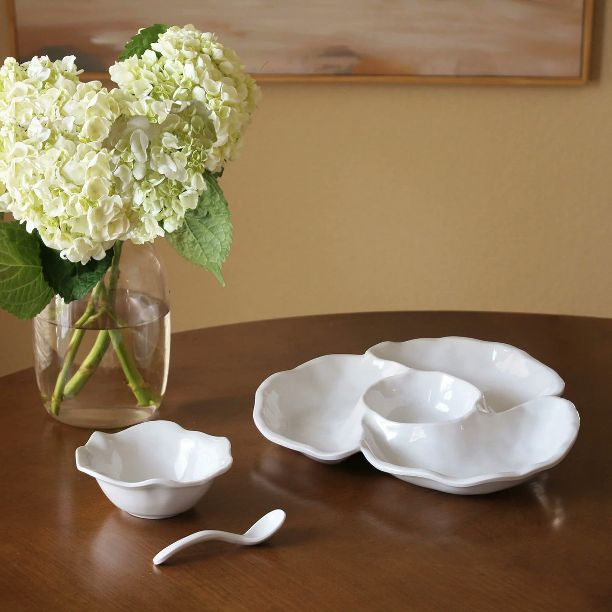 VIDA Havana Small Bowl with Spoon White Beatriz Ball