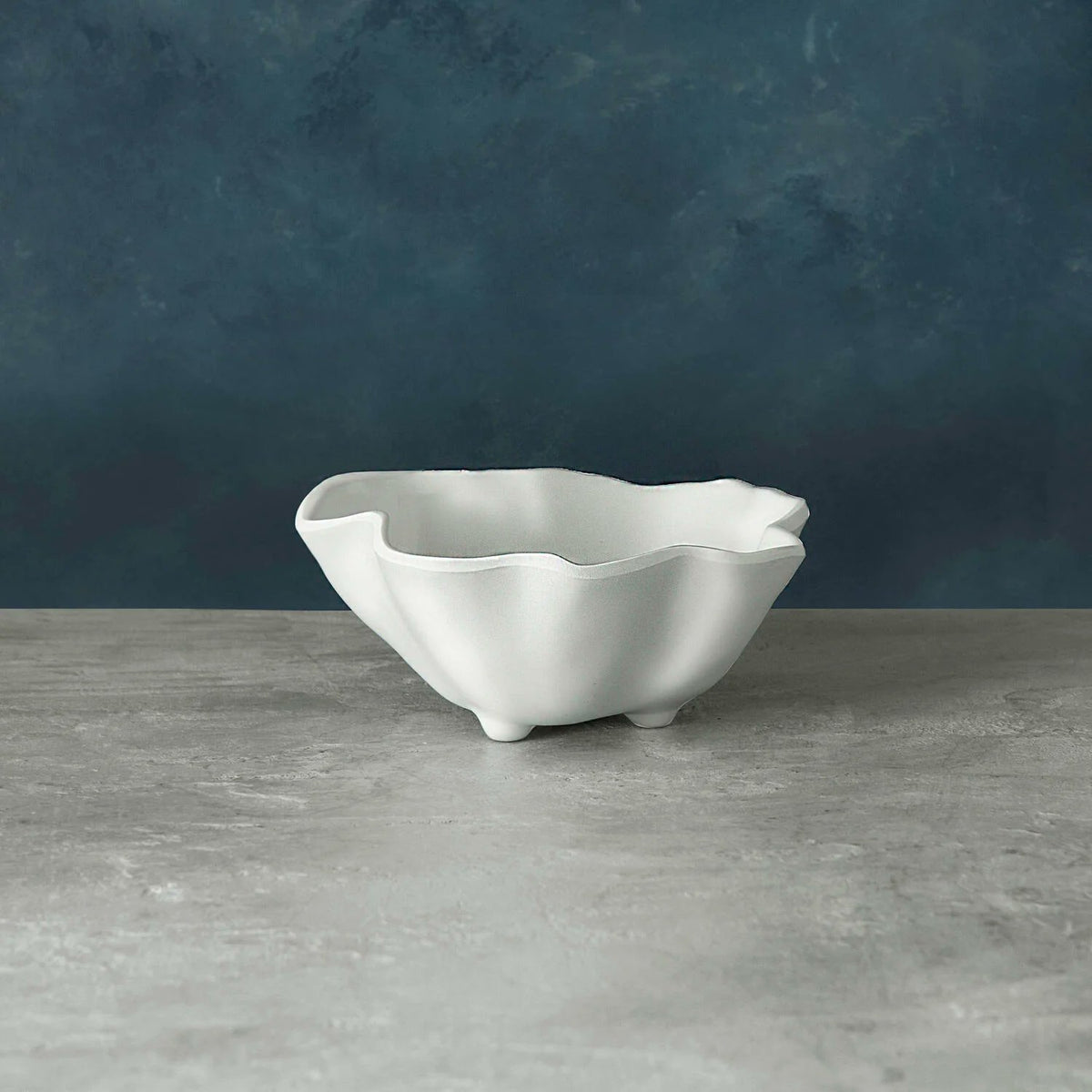 VIDA Nube Small Bowl in White Melamine | 7.5"D