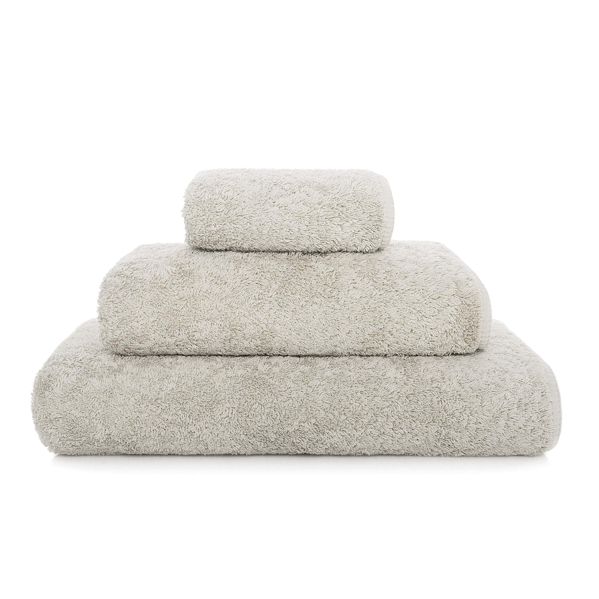 Graccioza Long Double Loop Towel Collection | Fog