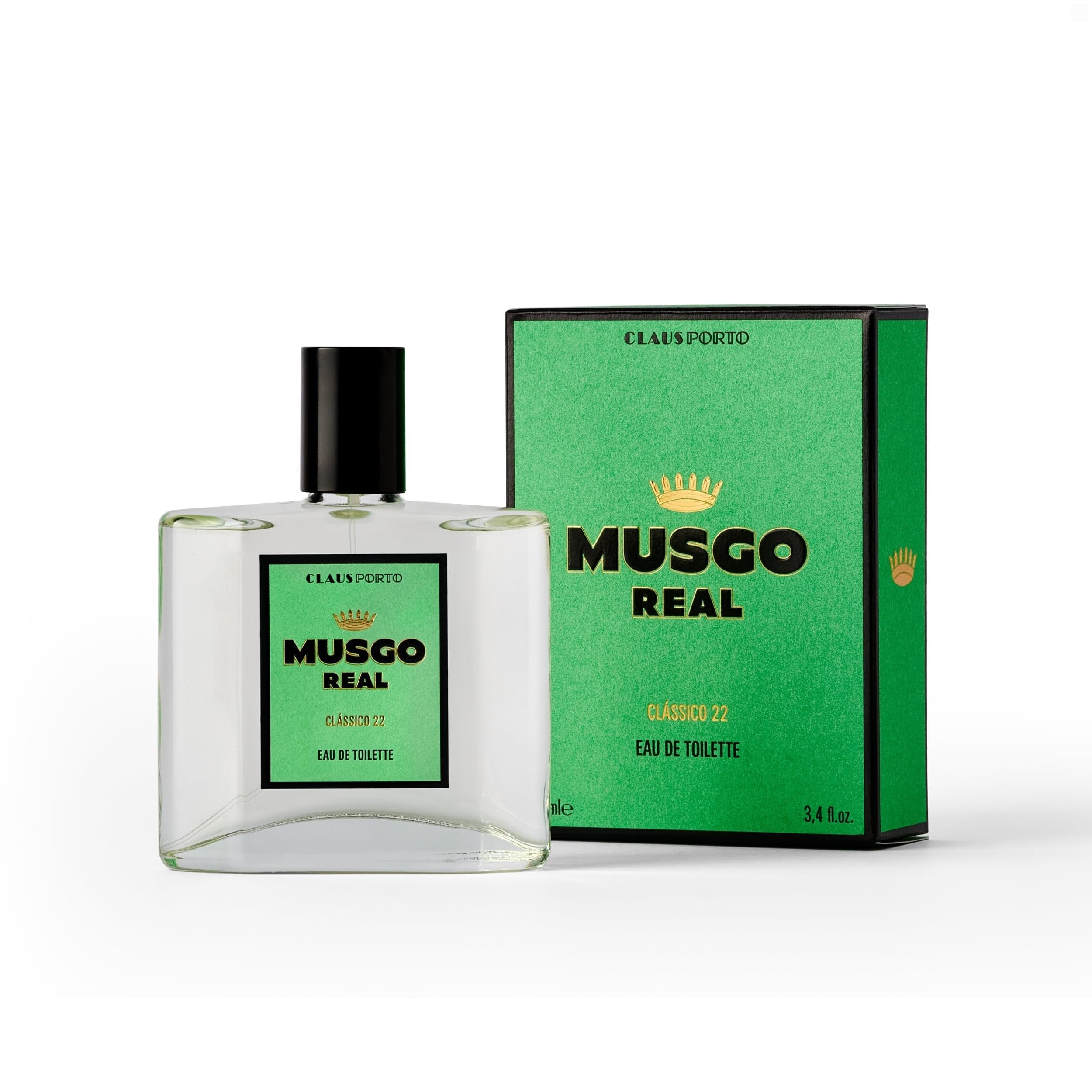 Claus Porto Musgo Real Classico 22 Eau de Toilette | Fresh Citrus Woody Fragrance 100ml