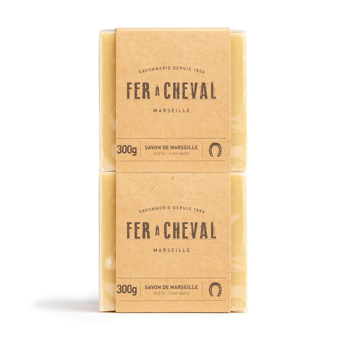 Fer a Cheval Savon de Marseille Cube Soap 300g Showing Pure Uncluttered Cube Form