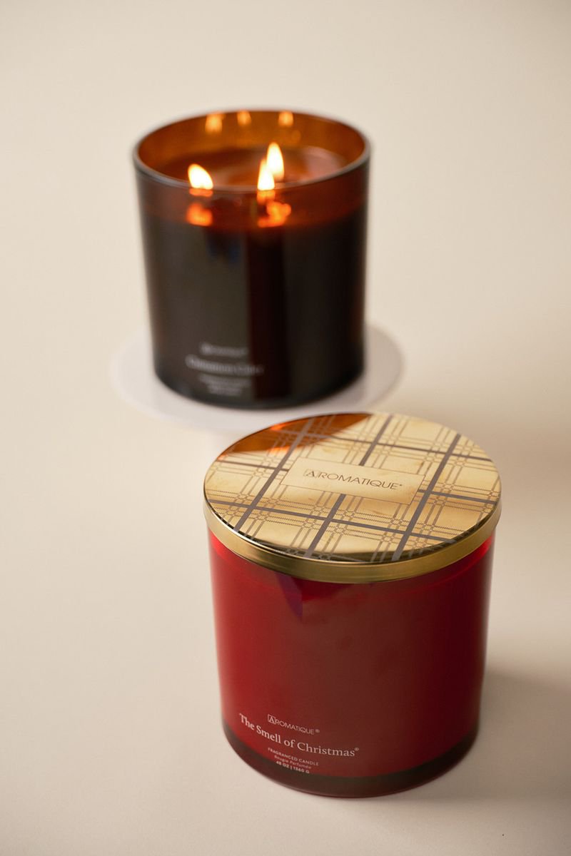 Aromatique The Smell of Christmas - Statement Foundry Glass Candle - 48 oz