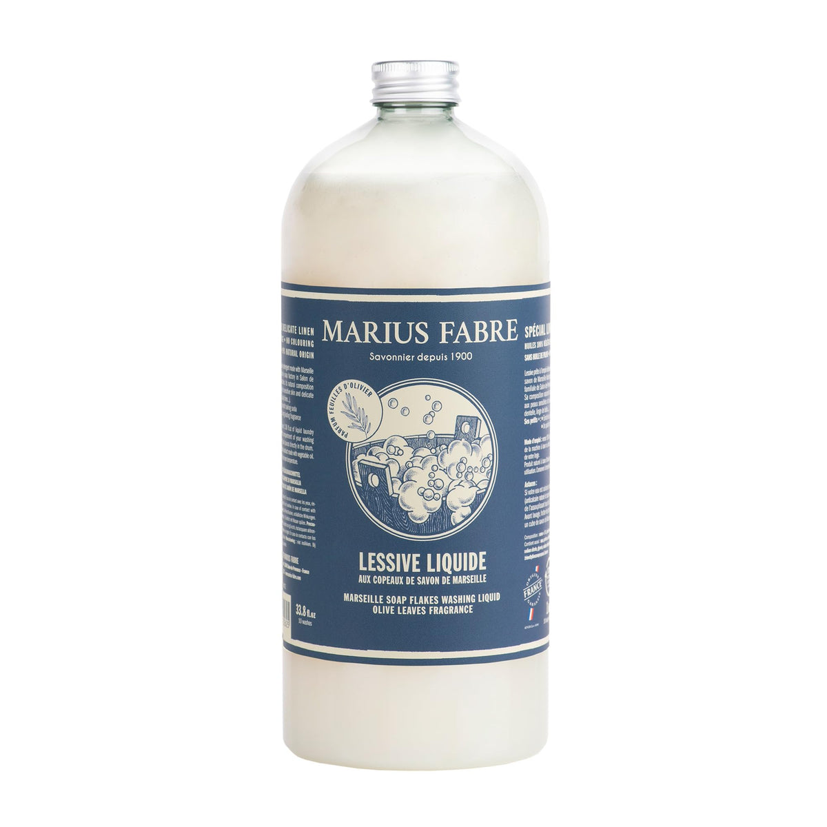 Marius Fabre Laundry Detergent 1L Olive Leaves Hypoallergenic