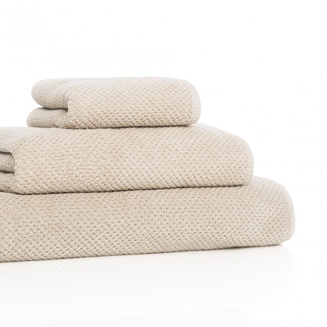 Graccioza Bee Waffle Towel Combed Cotton Collection | Fog