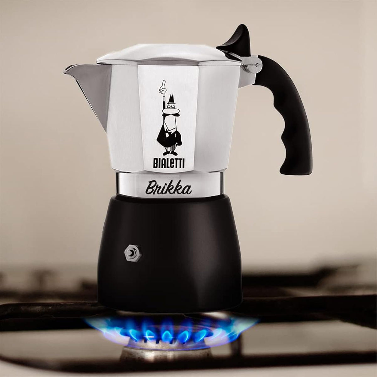 Bialetti Brikka Moka Pot – Crema-Rich Stovetop Espresso Maker 4 Cups 170ml