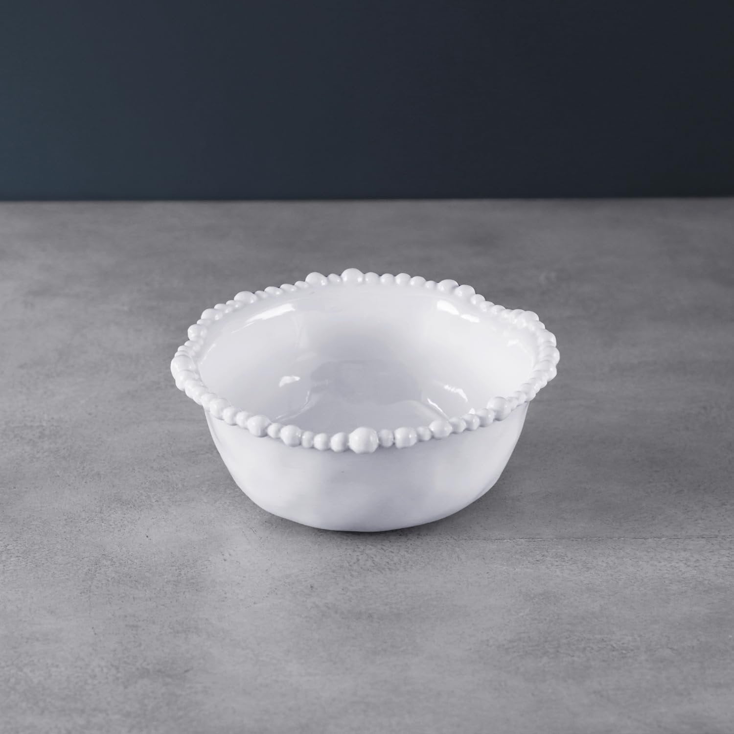 VIDA Alegria Cereal Bowl in White Melamine | Sets of 4
