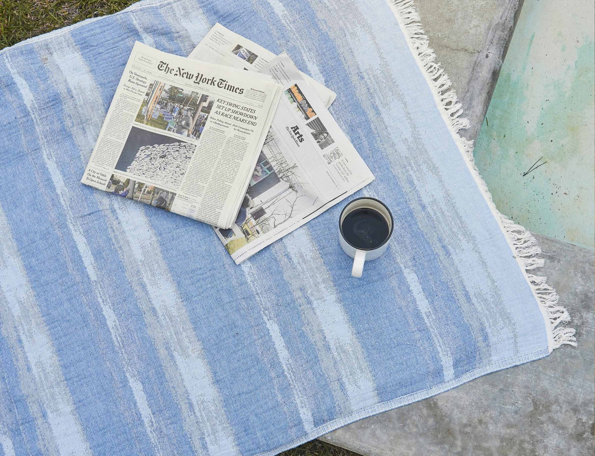 Compact sand-free Turkish towel — perfect for hangouts, travel, or daily use at the pool or spa.