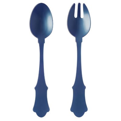 Sabre Paris Salad Server 2-Piece Set (Acrylic) "Honorine" Tableware Simple and Elegant Colorful Timelss Serving, Dishwasher Safe