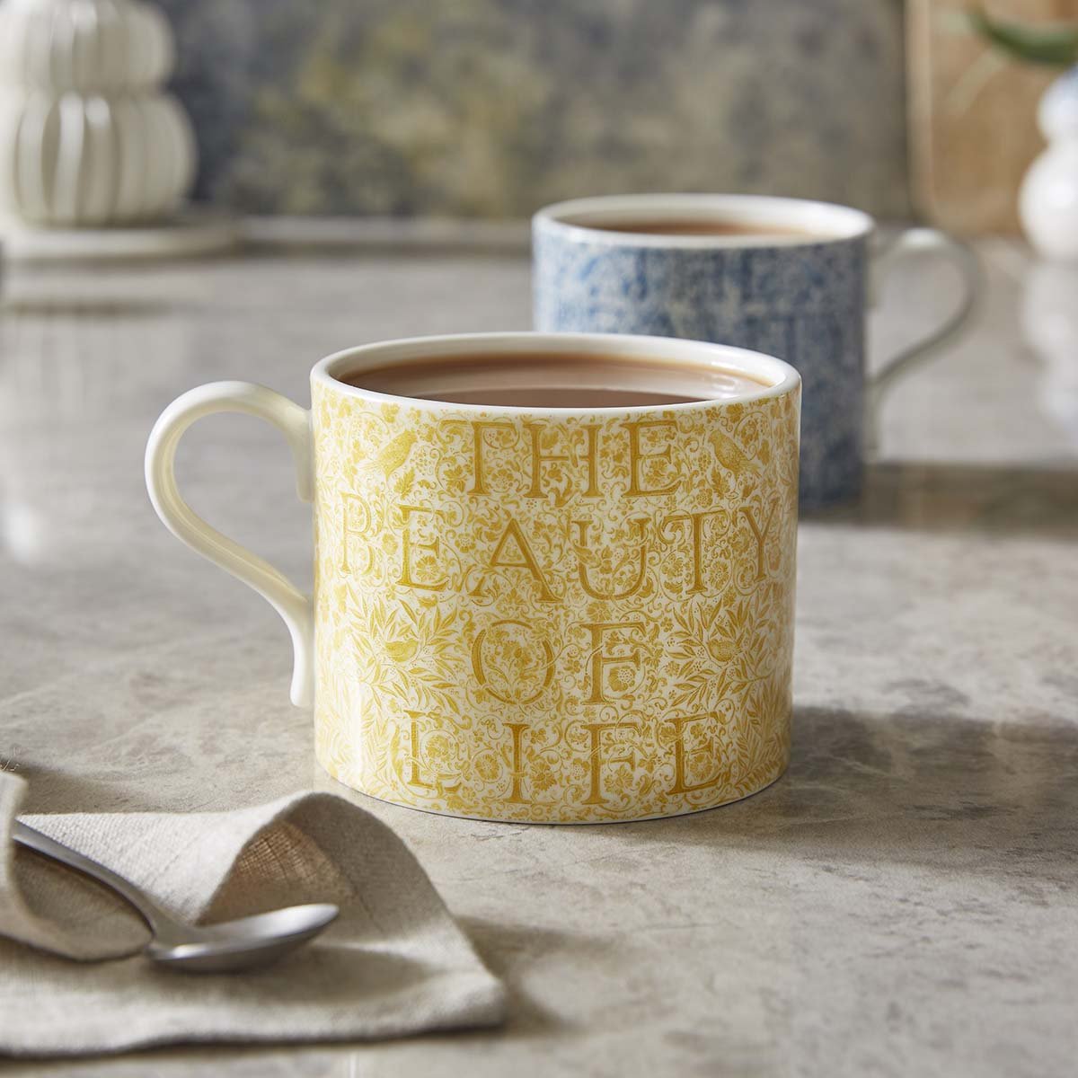 Morris & Co. Large Mugs Set of 2 | The Beauty of Life