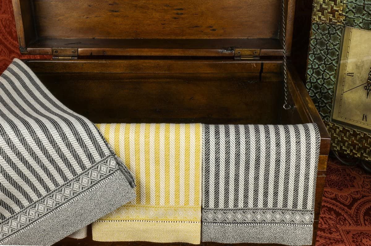 Tessitura Pardi IRIS Yellow Towel Linen Blend Italian