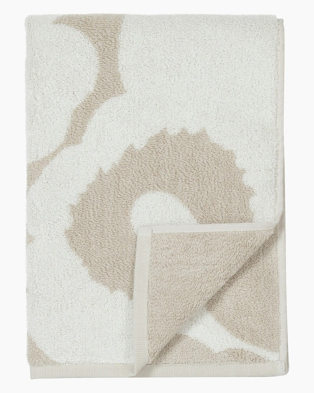 Marimekko Unikko Towel | Beige & White