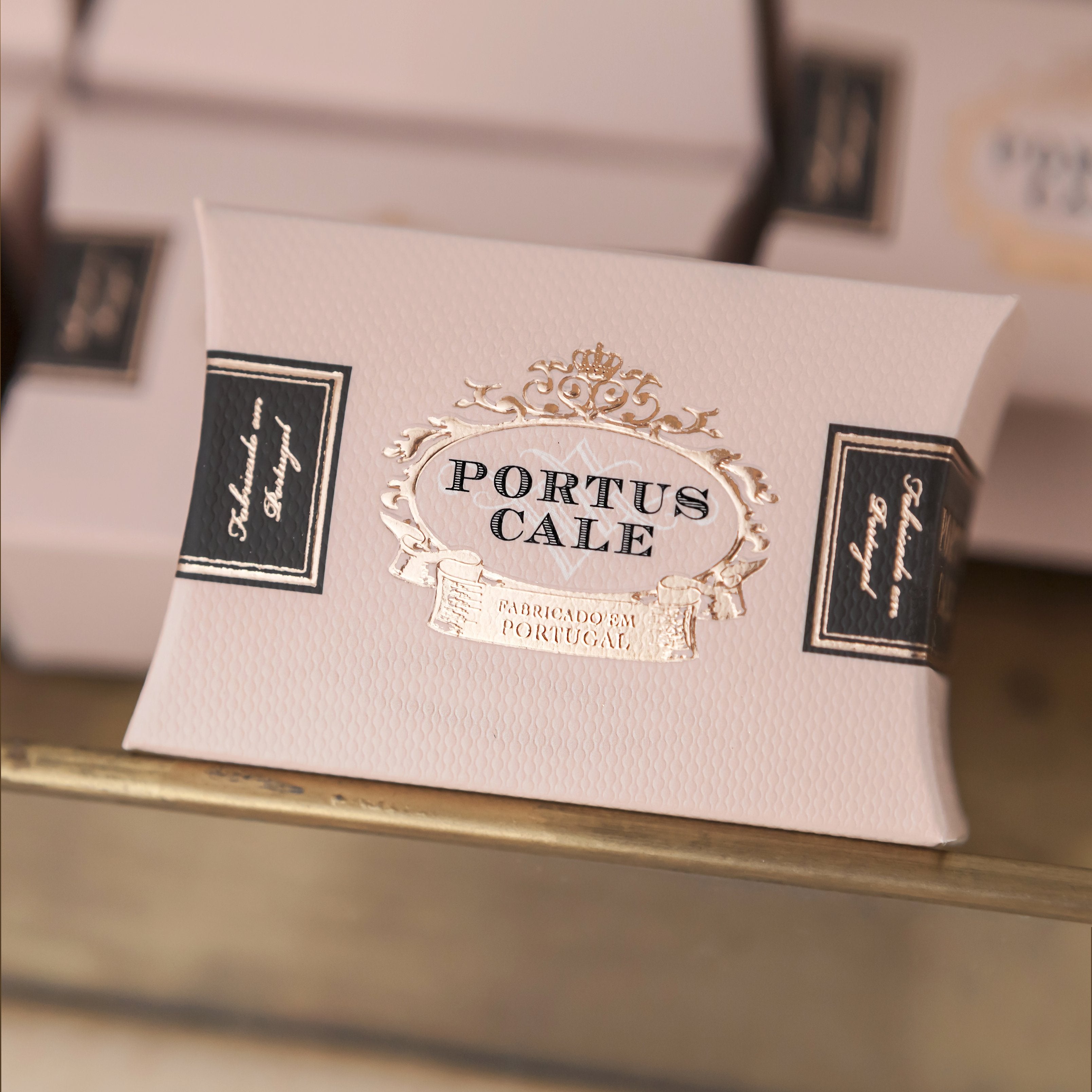 Portus Cale Rose Blush Triple Milled Bar Soaps | Set of 3 | Lotus Flower & Red Berries