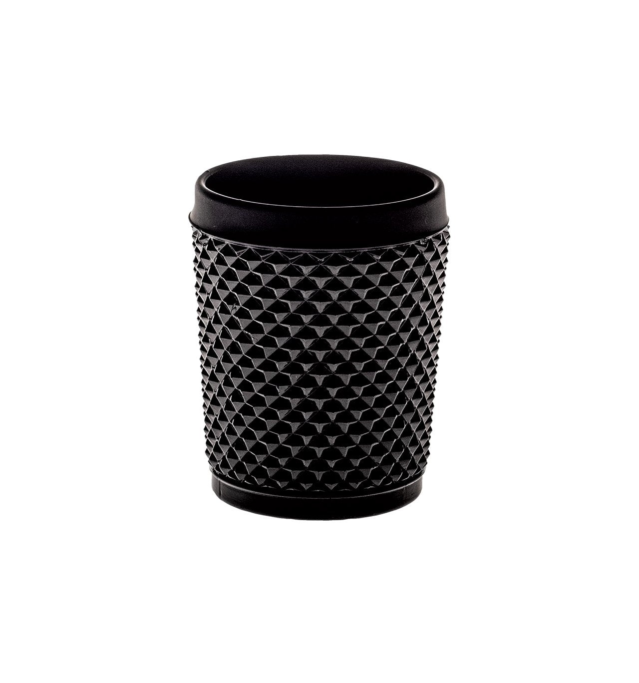 Vista Alegre Bicos Bicolor Black Old Fashion Glass (9.4 oz)