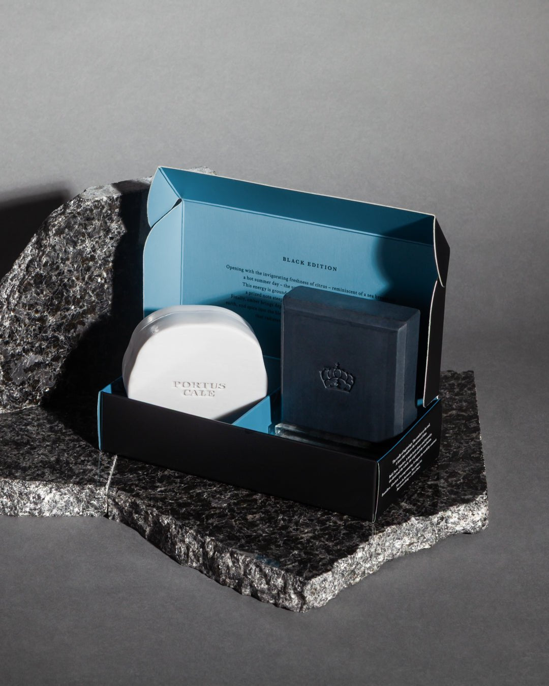 Portus Cale Black Edition (2x150G) Signature Soap Set