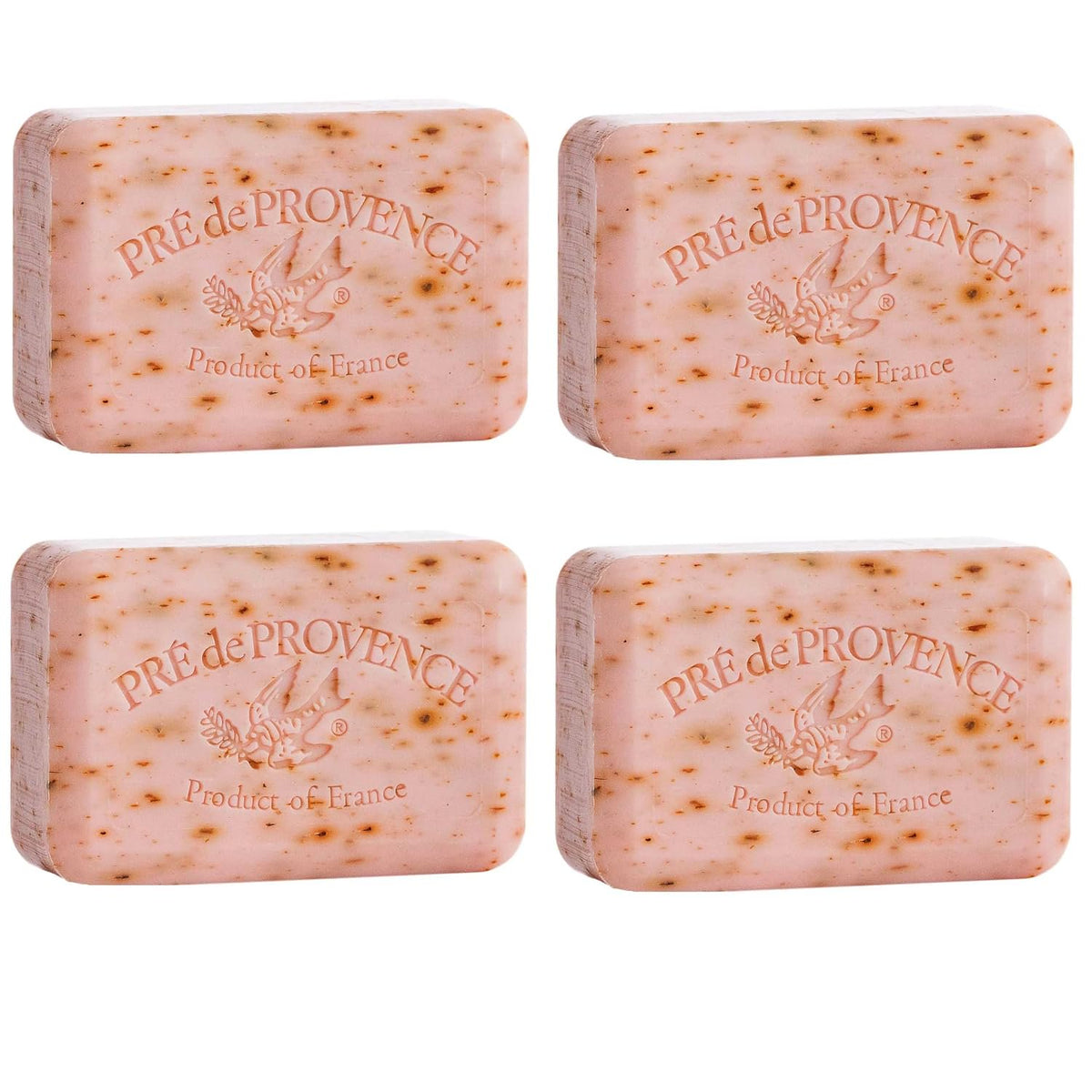 Pre de Provence Rose Petal Soap Bar Quad-Milled Shea Butter
