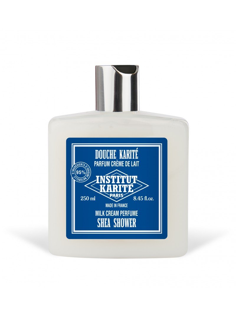 INSTITUT KARITE PARIS Shea Shower Milk Cream, 250ml, All Skin Types, Hydrating Body Cleanser, Imported from France