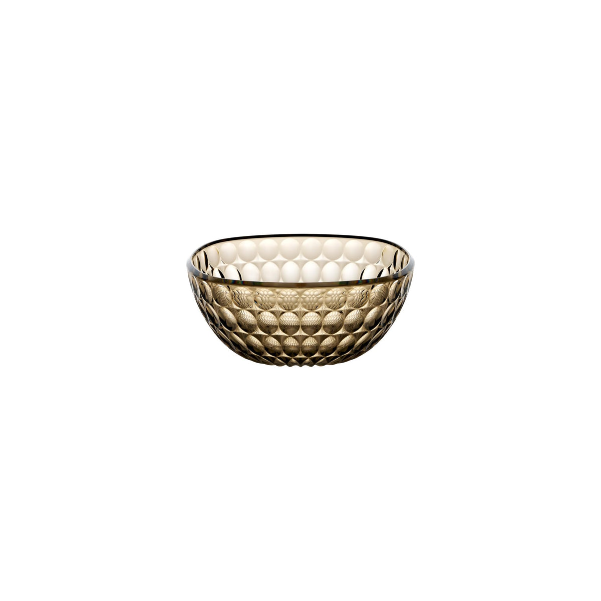 Guzzini - Vanity, 16 cm container, smoke, in Bio-based SAN and Bio-based SMMA - Earth